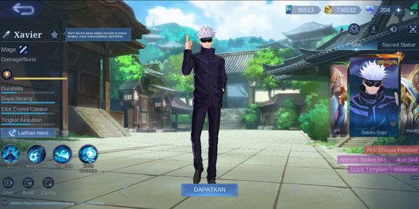 Xavier JJK skin