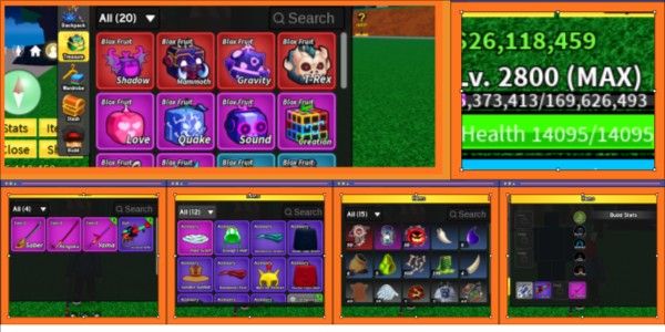 Max Level + Godhuman + 4 Mythical (Ip Global) as per image