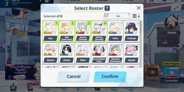 BA132 | GLOBAL | 4 Limited | Seia, Seia Swimsuit, Asuna School, Himari Armed, Kaho, Tsukuyo, Marina, Hinata, Reisa, Shun, etc.