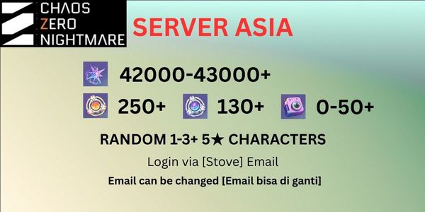 Account CZN Limited Series A [Asia Server]
