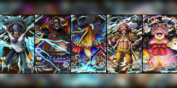 ไอดี 5 Extreme Kuzan EX Max Blackbeard EX V2 5 Mars EX Roger EX Big Mom EX V2 [Android/iOS]