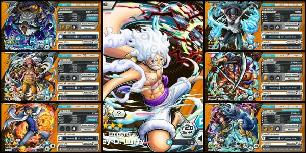 ไอดี 7 Extreme Nika EX V2 Max Saturn EX Roger EX Sabo EX Kuzan EX Oden EX Kid Law EX [Android/iOS]