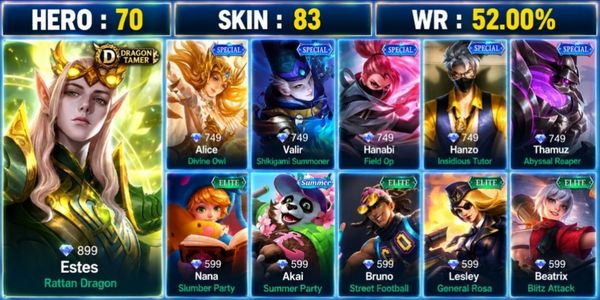AKUN GG SKIN EPIC LIMITED DAN MURMER