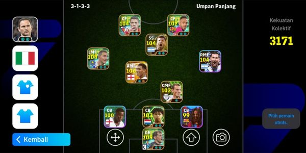 Efootball 계정 Bellingham, Hazard, Rijkaard (3171)