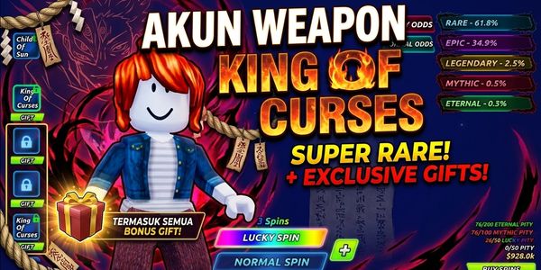 Akun Starter Weapon King Of Curses l  Anime Final Quest