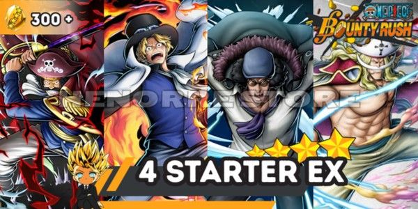 Starter Account 4 Extreme Char All Star 4, Roger Drak, Sabo, Kuzan, Edward Newgate