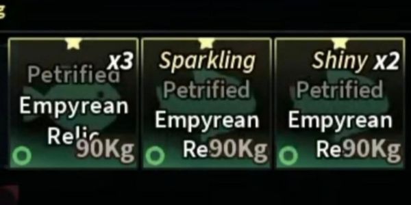 Petrified Empyrean Relic - Abaia's Spite Rod Material