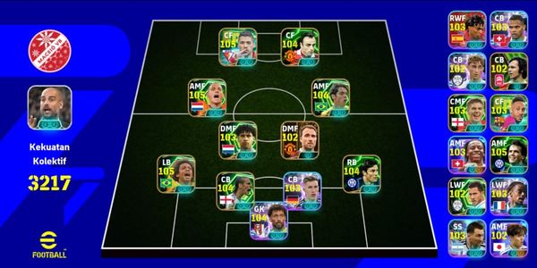 Account eFootball Strength 3200+ Molti Manager