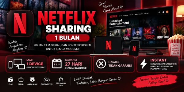 Sharing 1 Month - 1 Profile UHD (Region ID)