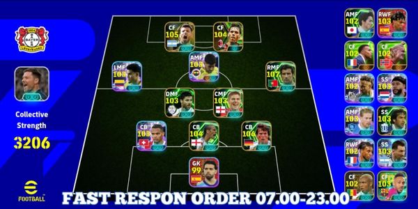 eFootball Squad 3100+ 전력 최저가 계정