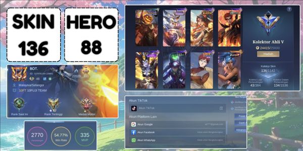 COLECCIONISTA EXPERTO 5 LEOMORD HALLOWEEN, KARINA KOF, GARA NARUTO, IRITEL ÉPICO 88 HÉROES 136 SKINS