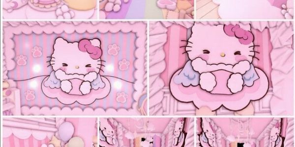Cutecore Hello Kitty Queenslander Haus - Adopt Me