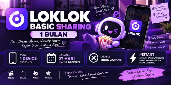 LOKLOK BASIC 1 AY PAYLAŞIMLI (1 CİHAZ)