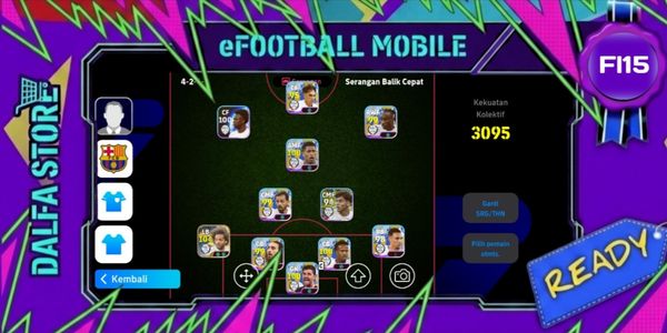 SPD4#AKUN EFOOTBALL MOBILE EKONOMIS SIAP PUSH DIVISI