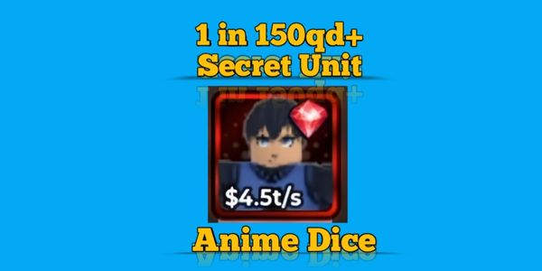 Anime Dice - Unidade Secreta 1 em 150qd