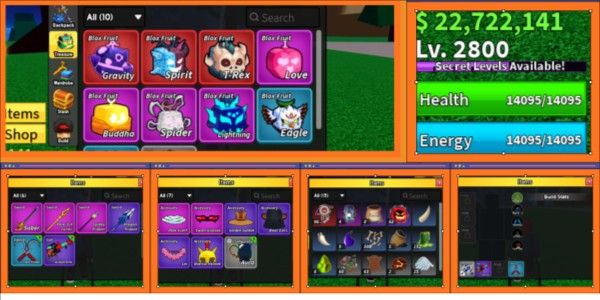 Max Level + Godhuman + 3 Mythical (Ip Global) as per the image
