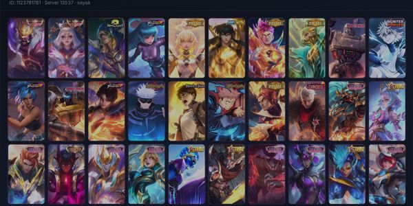 #ID558 | Android & iOS | 544 Skins | Mega Collector 3 | 2 Legend | 1 Attack on Titan | 2 Jujutsu Kaisen | 1 Hunter x Hunter | 1 Saint Seiya