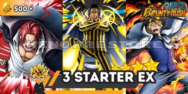 Başlangıç Hesabı 3 Extreme Karakter All Star 4 Shanks Kamusari, Kizaru (Borsalino), Sabo [Android/Ios]