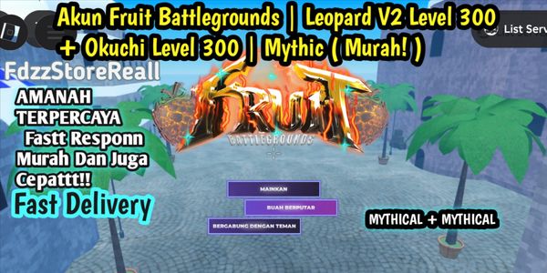 Account Fruit Battlegrounds Leopard V2 Stufe 300 + Okuchi Stufe 300