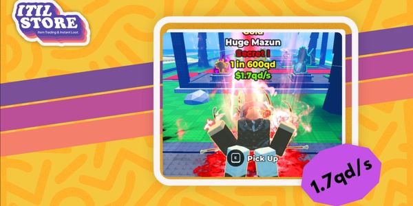 Secret Gold Huge Mazun 1.7qd/s  | Roblox Anime Dice