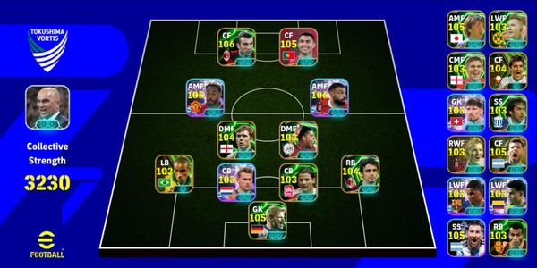 Akun eFootball Strength 3200+ Manager Banyak