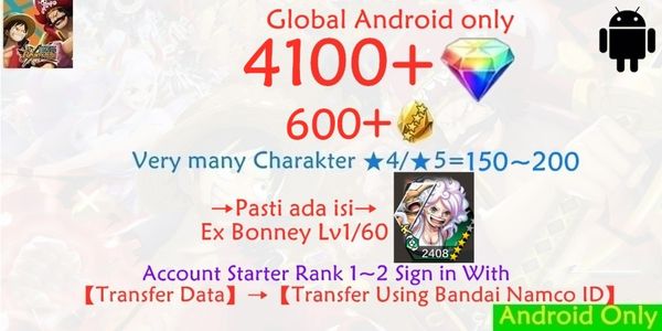 Akun OPBR ONE PIECE Bounty Rush-25