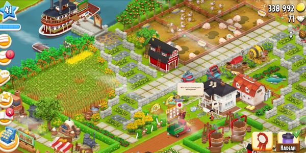 Farm Hay Day Level 41 Full Dekorasi Cantik