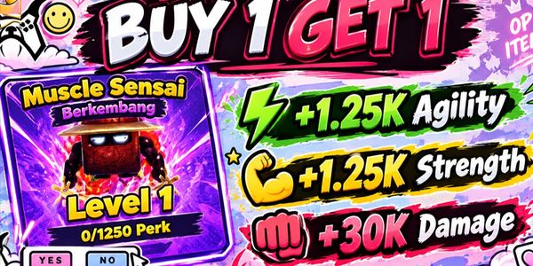 Muscle Sensei Pet Muscle Legends Terbaru !