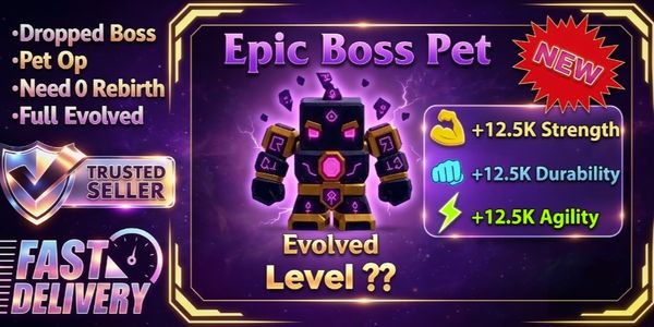 [DROP LIMITATO] Epico Boss Pet — Completamente Evoluto (Super Potente) | Processo Veloce