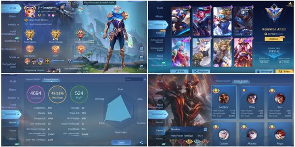 Herói 106 skin 173 Glória Mítica