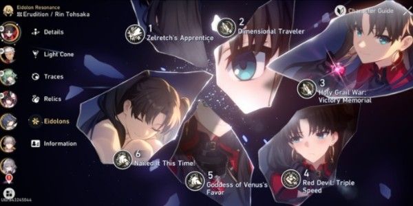 Rin Tohsaka E6 + S1 hesap, Archer E0 + S1