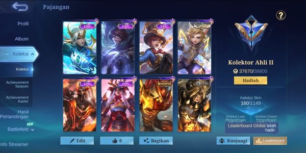 MOBILE LEGENDS ACCOUNT | EPIC SKIN CROWD | CHEAP & SAFE #2