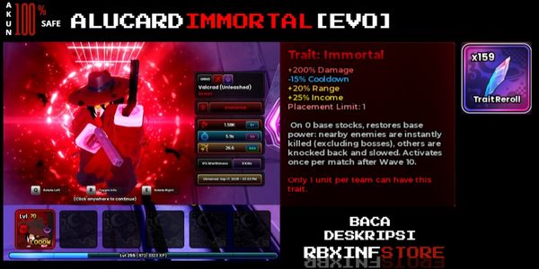 ALUCARD IMMORTAL [EVO] + 100 RR