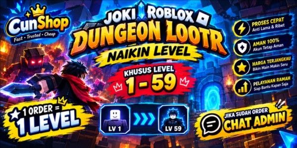 LEVEL BOOST (FOR LV 1-59) | Dungeon Lootr