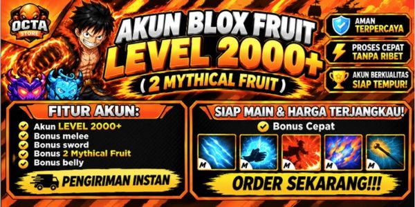 Blox Fruit Account Level 2000+[2 MYTHICAL FRUIT IN INVENTORY] - BLOX FRUIT