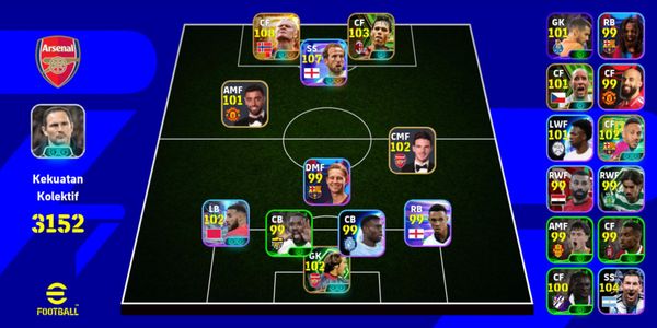 efootball Account, BIGTIME HAALAND FT HARRY KANE STÜRMER TOP TIER, SICHER UND GÜNSTIG