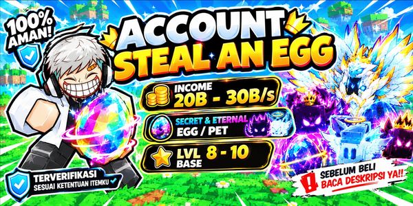 Starter Account Income 20B-30B/s | Steal An Egg