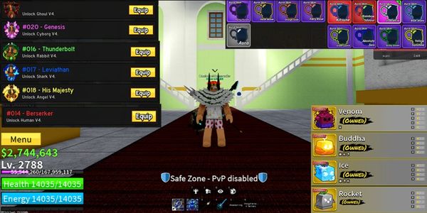 Bloxfruit Account - Perma ice, budha, Venom + 6 v4