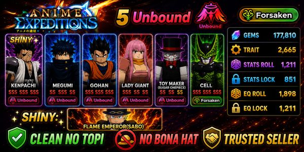 MEGUMI SHADOW UNBOUND + OTHER UNIT UNBOUND [INSTANT]
