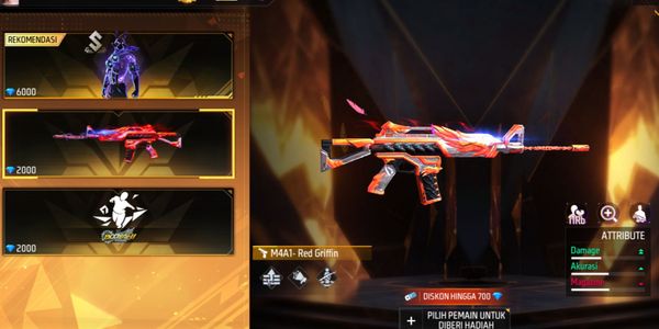 गिफ्ट M4A1- Red Griffin