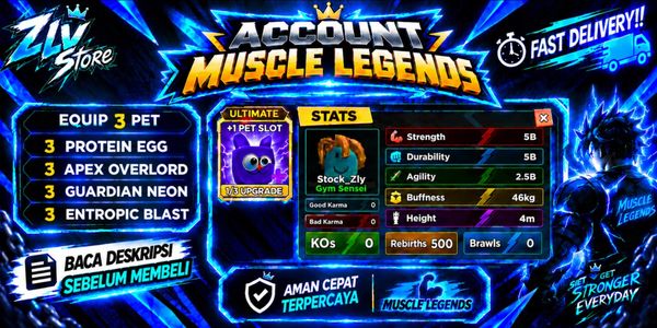 Muscle Legend Account || 500 Rebirths