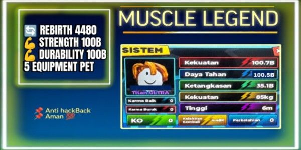 Account Muscle Legend | Wiedergeburt 4480