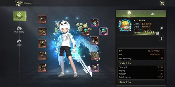 ProsperousCity | Rating72K Barbarian + W/T/D S + Hairstyle