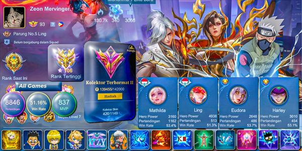 SKİN 420!! EFSANE FRANCO, VESSEL BENED & AMON, KAKASHI, ITACHI, HxH JULIAN & DYROT, SEIYA CHOU, NEOBEAST LING, 11.11 HAYABUSA, 64 DELUXE SKİN