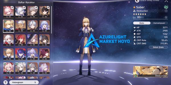 [ASIA] 19LIMIT SABER, CASTORICE, ACHERON, RUAN MEI, SPARKLE ETC