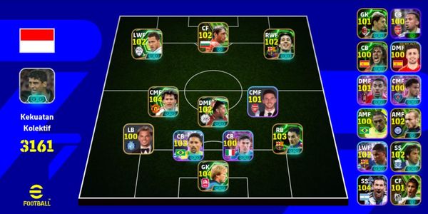 Collective 3161 | GK Kahn 104, Robson 104, Messi 104 | Abundant Epic Bench