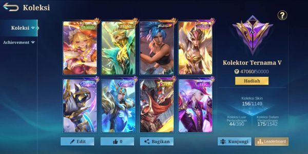 Cool Mobile Legends Account - Many Skins & Heroes