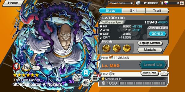 Conta Extreme | Nusjuro EX Max LVL 100 [Android/iOS]