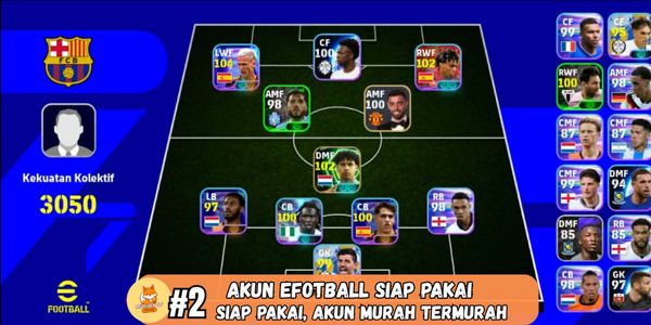 AKUN eFootball MOBILE SESUAI FOTO #2
