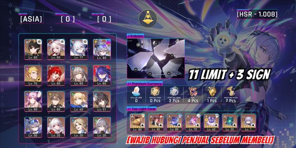 [ASIA] 11 लिमिट 3 साइन.SW999 E1 + साइन, Sparxie + साइन, Yaoguang, DanPT, Himeko Nova, Saber, Gilgamesh + साइन | सभी अनसेट | HSR1008 [BACA DESK]